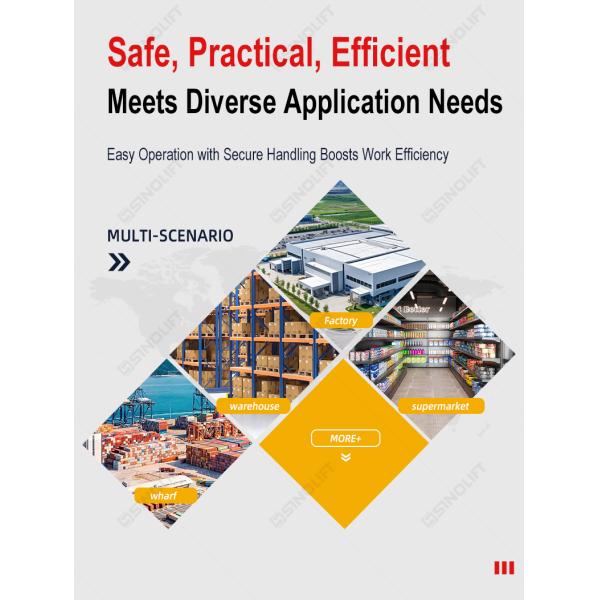 SFH22AG Manual Hydraulic Stacker with Adjustable Straddle Legs