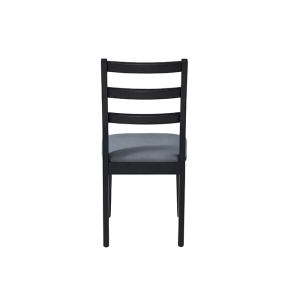 Simple And Stylish Black Upholstered Dining Room Chairs