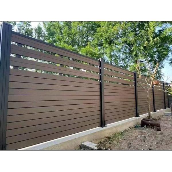 Quality Sanding Garden WPC Composite Fencing Hollow Core European Style wholesale