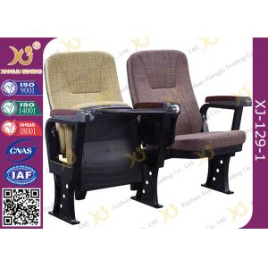 Injection Polyurethane Foam Low Back Auditorium Conference Hall Chair With Soft
