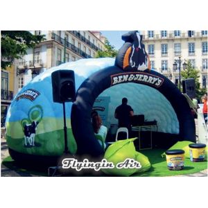 Cheap Customized Inflatable Spiral Dome, Inflatable Semicircle Tent for Sale for sale