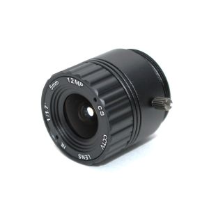 Cheap Fixed Iris CS Mount Lens 5mm 1/1.7&quot; 4K IR Correction F2.0 Megapixels 12MP 87 Degrees for sale