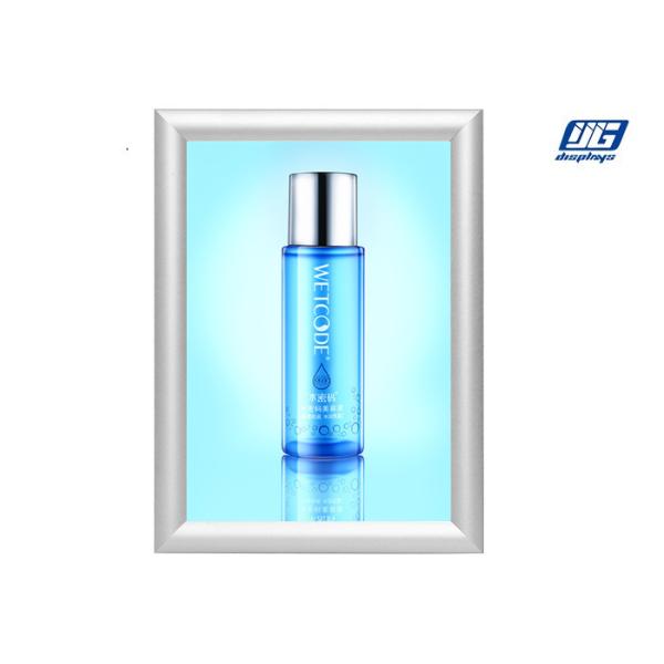 Quality A2 Poster Holder / Rectangle Silver Snap Poster Frames With Epe Foam Corner Protector wholesale