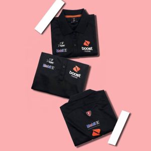 Custom Sublimated Dry Fit Short Sports Polyester Polo T Shirt with UV Graphics