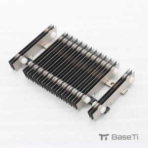 Cheap Ruthenium Iridium Coated Titanium Anodes For Sterilizers Water Electrolysis Chlor-Alkali Production Cathodic for sale