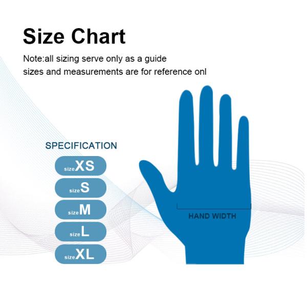 Synthetic Medical Consumable Items Hospital En455 Nitrile Gloves