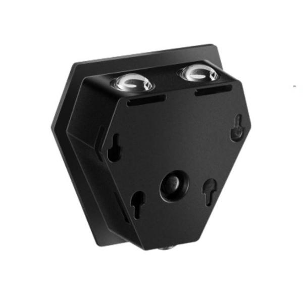 Quality RGB Black Solar Wall Up Down Light ABS IP54 6500K wholesale