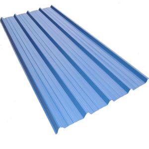 Red 40g Galvanized Steel Corrugated Roof Panel 120cm AISI