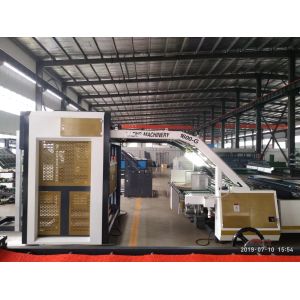 Food Shop Corrugated Cardboard Laminating Machine with Max Speed of 6000sheets/h