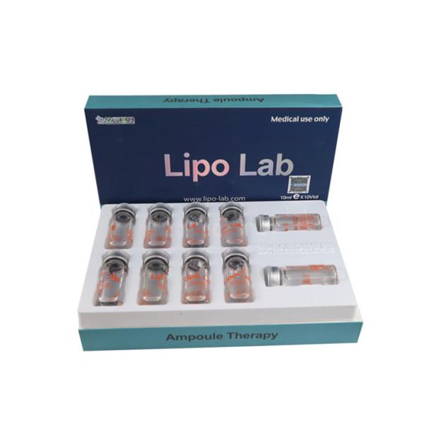 Quality Lipo Lab Ppcs Dissolves Cellulite Loss Fat Dissolving Slimming Injection Injection Injection Lipo Lab 8ml X 10vail wholesale