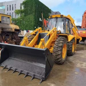JCB 4CX Backhoe Loader Second Hand Energy Saving With High Capacity