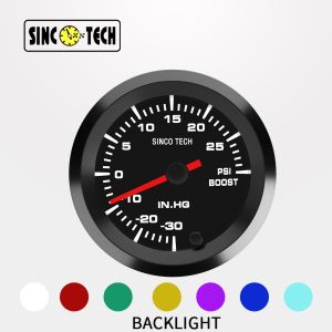 Do637 52mm Race Car Turbo Boost Gauge 7 Color Turbo Sensor Kit