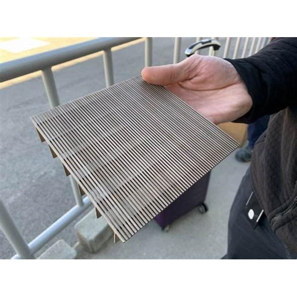 Durable Wedge Wire Filter Elements Stainless Steel Mine Sieving 60-95% Filter Rating