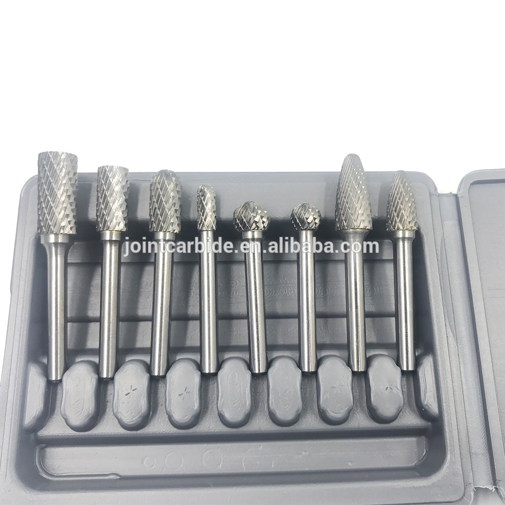 High Hardness Double Cut Carbide Rotary Burr Set Good Mechanical Stability