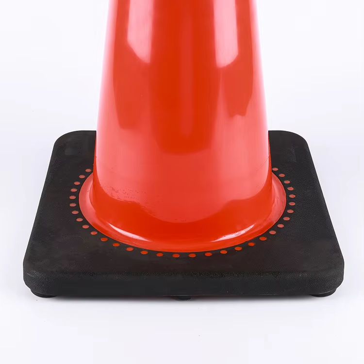 Hazard Traffic Cone Rubber Base for Construction Parking Highway Driveway