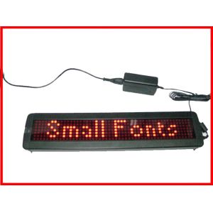 P7.62 LED Moving Sign with remote control F750R Red color