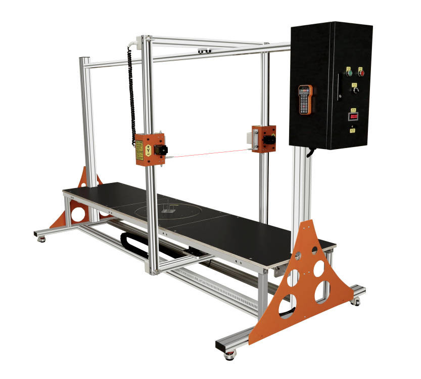 CNC Hot Wire Foam Cutting Machine Remote Control Handle 20m 2.4GHZ