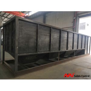 Carbon Steel Solids Control System 20 Cubic Meter Drilling Mud Tank