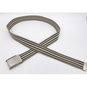 Durable Strip Military Web Belt , Polyster Webbed Canvas Belts 3.8cm Width