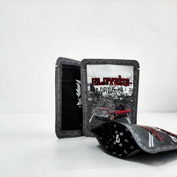 Quality Foil Laminated Mylar weed Bags Smell Proof 3.5g Plastic Resealable ziplockk wholesale