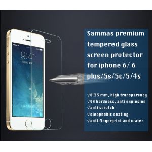 iPhone tempered glass screen protector 0.33 mm ultra thin 9H hardness high transparency