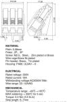 Switch Pcb Screw Terminal Block Spacing 5.08mm Power Terminal Block