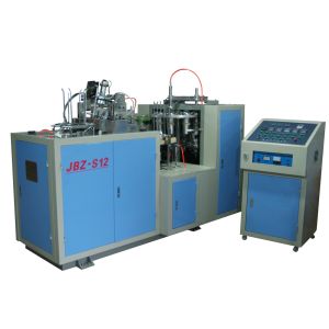 Full Automatic Paper Cup Making Plant Ultrasonic Heater Sealing CE SGS