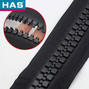 Cheap #5 Plastic Zipper Corn Teeth Plastic Open Ended Zips Customized for sale