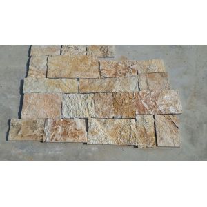 Yellow Slate Fieldstone Natural Slate Random Flagstone Castle Rock Veneer