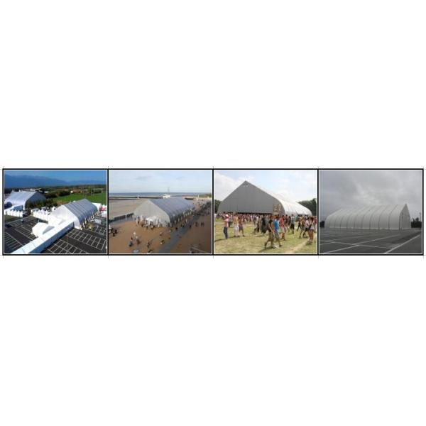 Waterproof Sunscreen Large Outdoor Aluminum Tent With Glass Wall