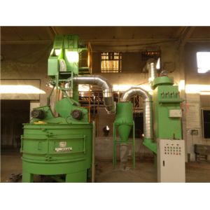 600*250*250mm Turntable Shot Blasting Machine Dust Removing Machine