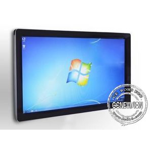 65'' Wall Mount LCD Display 1920*1080P 500 Nits Interactive Digital Advertising