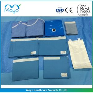 China MAYO Disposable Sterile Surgical Drapes Universal Drape Pack on sale