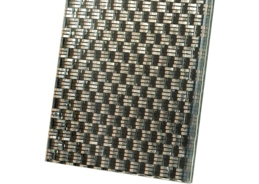 Quality Bulletproof Architectural Woven Wire Mesh Decorative Laminated Glass For Banks wholesale