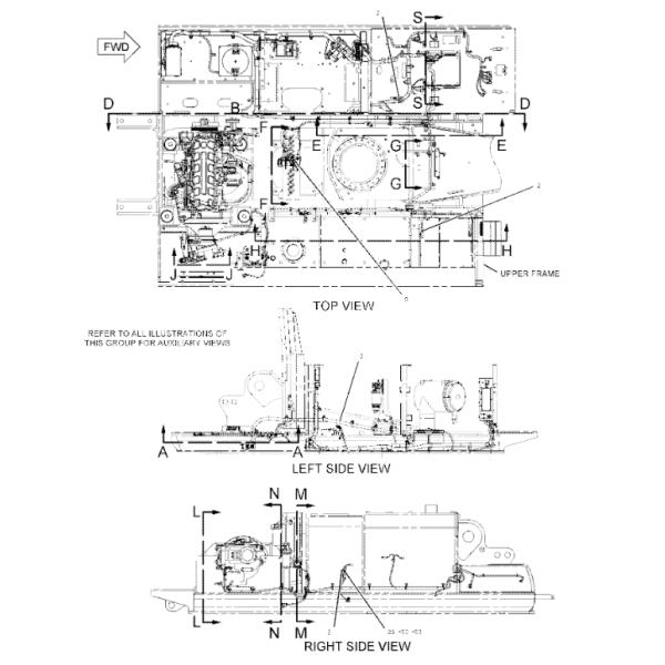 197-4411 1974411 Wiring Harness Excavator Spare Parts Fit For E330C C-9