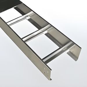 China High Corrosion Resistance Ladder Type Cable Tray Made of Steel for Fire Resistance Requirement on sale