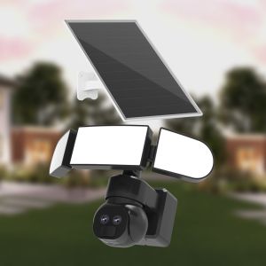 4MP 2MP 4G PTZ Camera Dual Lens Android IOS APP Solar CCTV Camera 12X Zoom