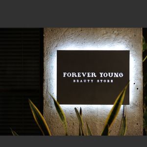 China Hollow Out Light Box Signboard Custom Luminous Letters Logo Storefront Outdoor LED Signs and Signage on sale
