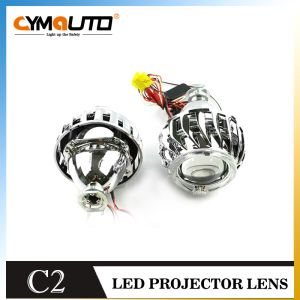 HID 2.5 Inch Projector Shroud Crystal Angel Eye Projector Lens Mask