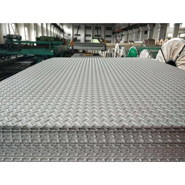 Slit Edge Embossed Stainless Steel Plate 304 316 Checkered Hot Rolled Sheet 20mm