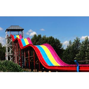 Customized Mat Racer Water Slide FRP Fiberglass Large Water Slides For Adults