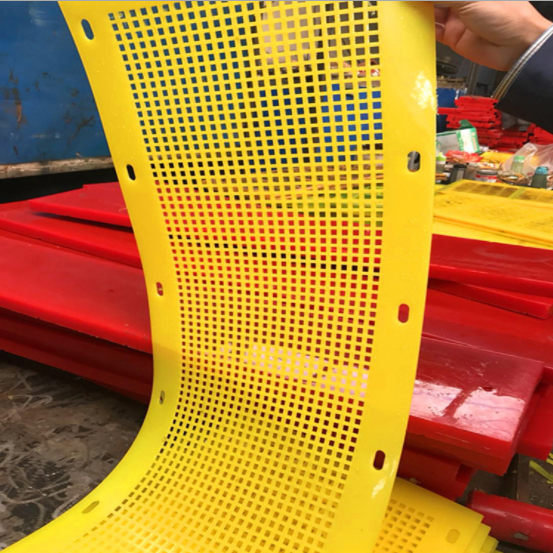 Quality Polyurethane Flip-Flop Screen Panel 4mm Holes 7mm Thickness wholesale