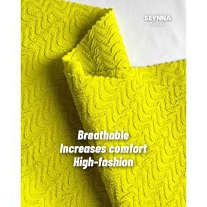 Go Green With Recycled Polyester Fabric Eco-Friendly 115cm Width Knit Circular