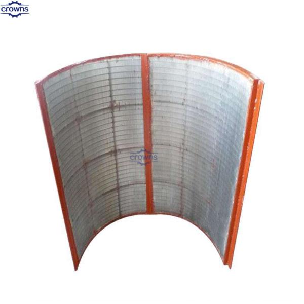 Johnson Wedge Wire Vee Screen DSM Parabolic Filter Screen Curve Welded Sieve