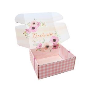 Custom Printed Folding Square Hart Decorative Pretty Gift Boxes For Tea Coffee