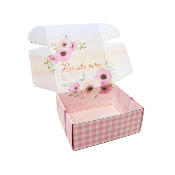 Custom Printed Folding Square Hart Decorative Pretty Gift Boxes For Tea Coffee