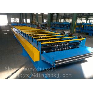 Corrugated Metal Panel Roll Forming Machine with 1250mm Feeding width