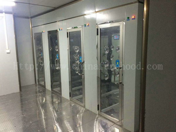 Quality Double Person Clean Room Equipment Interlock Air Shower Automatic Open wholesale