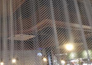 China Space Divider Metal Coil Drapery Curtain Wire Mesh Decoration Of Ceiling on sale