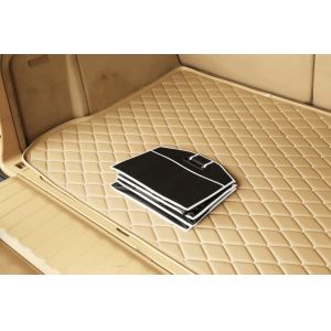 Folding Foldable Car Trunk Organizer Non Woven Material Lightweight Black Color